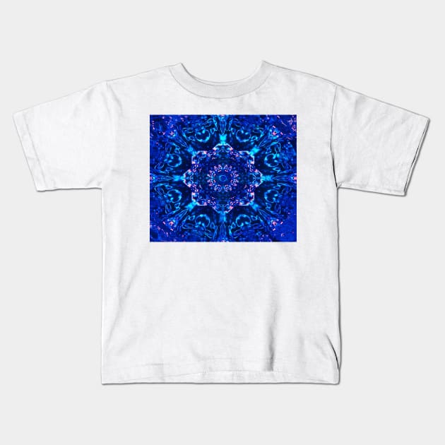 Cosmic Stained Glass 2 Kids T-Shirt by SSSowers